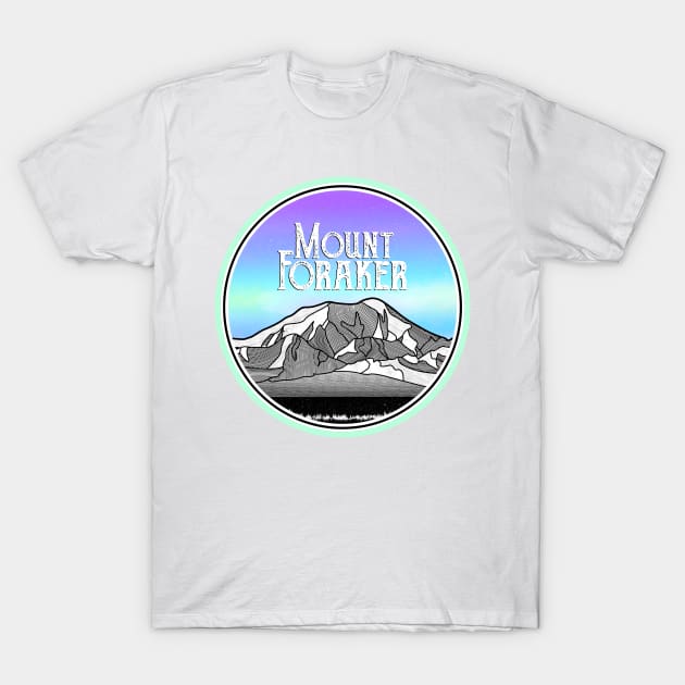 Mount Foraker Alaska T-Shirt by mailboxdisco